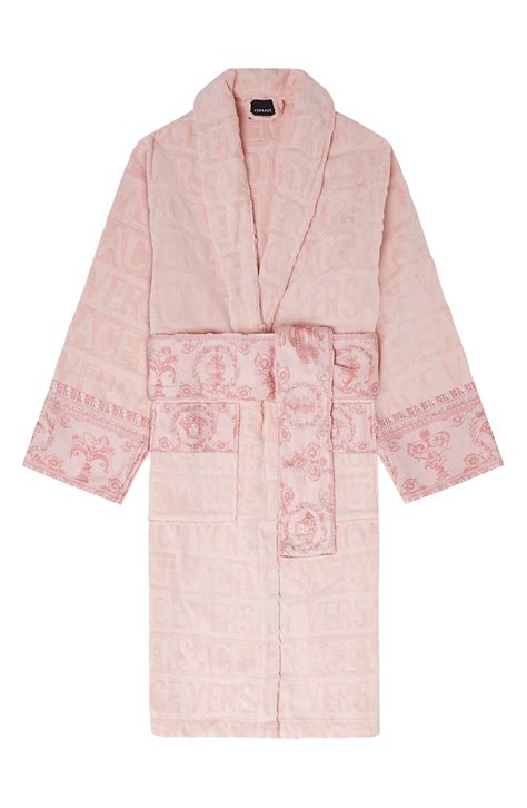 barocco terry robe versace|Barocco Bathrobe Gray .